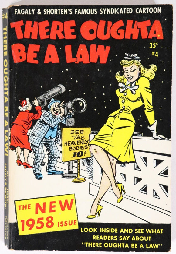 1958 There Oughta Be A Law Vintage American Cartoon Comedy Paperback Book