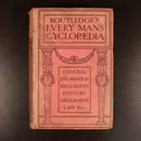 c1910 Routledge's Every Man's Cyclopaedia Antique British Reference Book-8