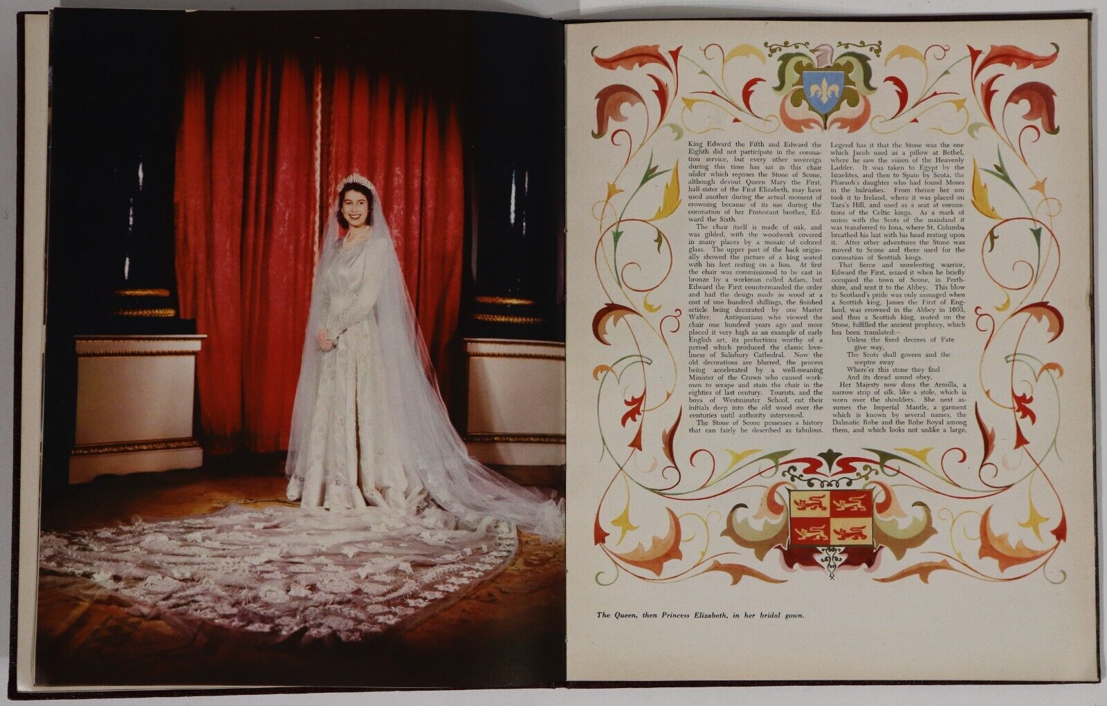 1953 Queen Elizabeth's Coronation Book British Royal Family History Book