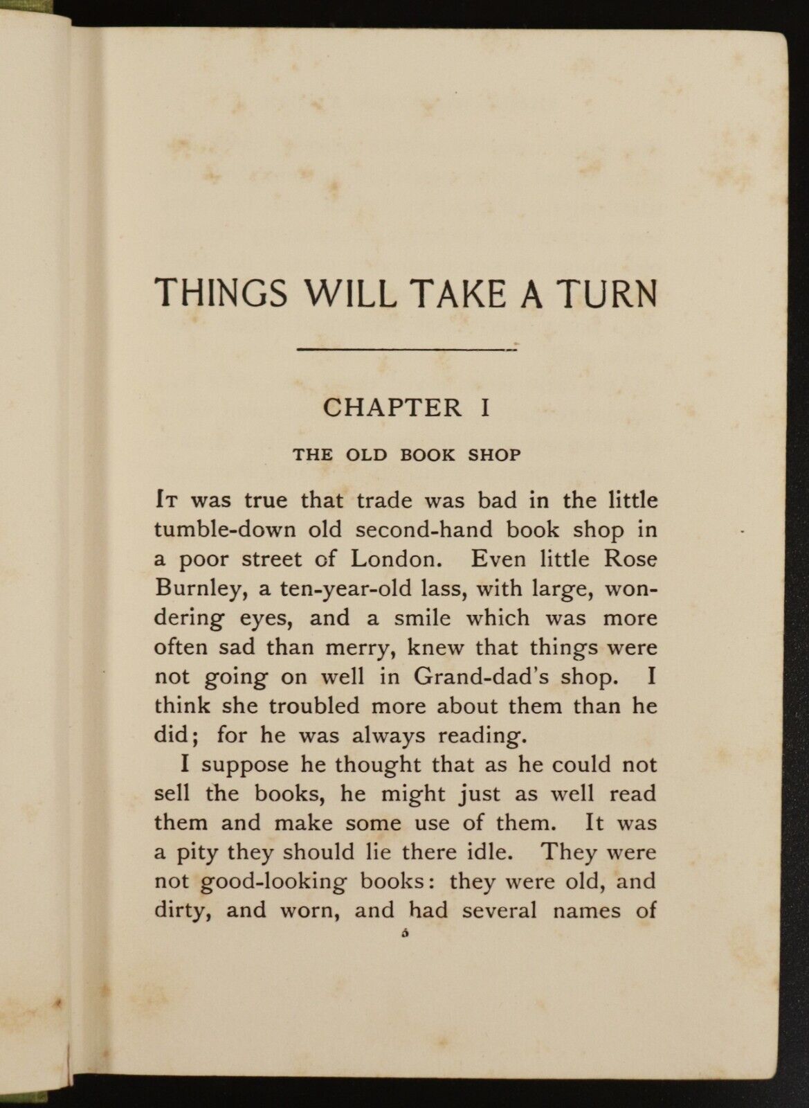 c1930 Things Will Take A Turn Beatrice Harraden Antique British Fiction Book