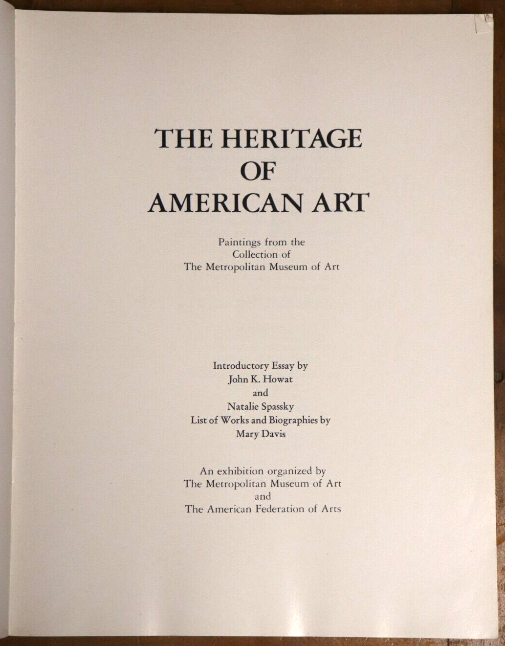 1977 The Heritage Of American Art American Art History Reference Book - 0