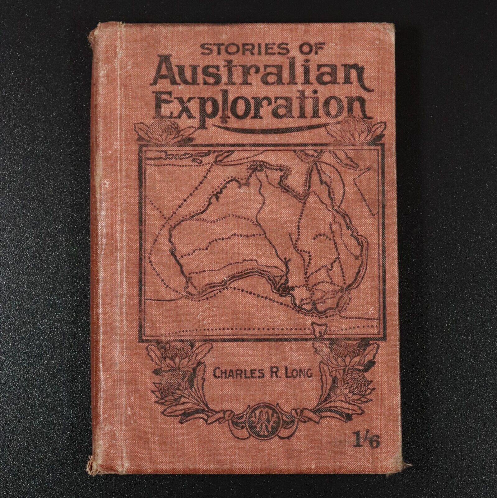 c1913 Stories Of Australian Exploration by C.R Long Australian History Book Maps