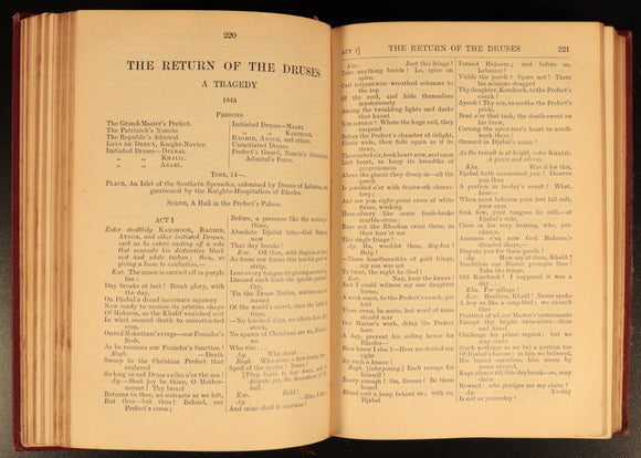 1907 Poems Of Robert Browning Antique British Poetry Book Oxford Edition