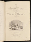 c1875 The Poetical Works Of Thomas Moore Illustrated Antique Irish Poetry Book-4