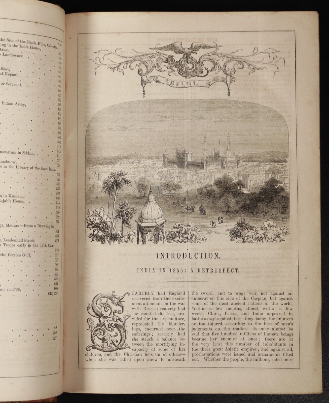 1859 History Of The Indian Revolt Persia China & Japan Antique History Book Maps