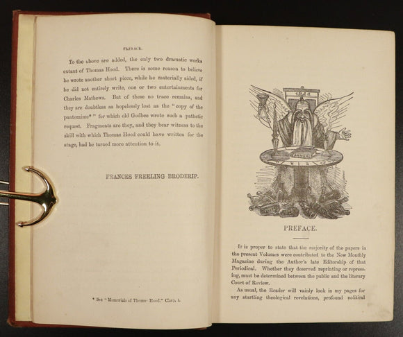 c1880 Whimsicalities by Thomas Hood Antique Illustrated British Literature Book