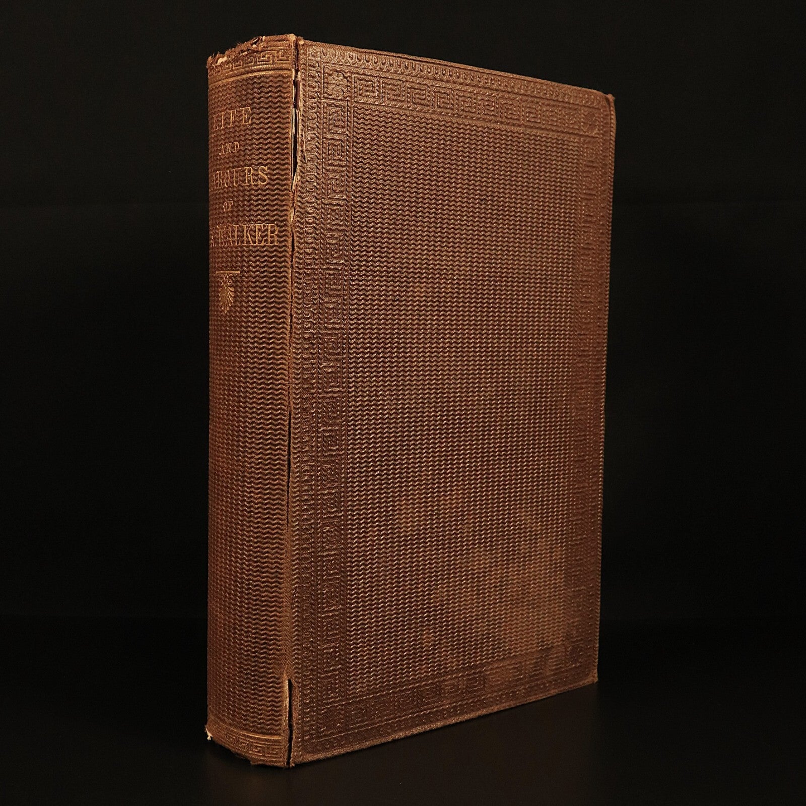 1862 Life Of George W. Walker of Hobart Town Antiquarian Australian History Book