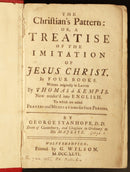 1746 The Christians Pattern + Prayers For The Sick by T. Kempis Antiquarian Book-4