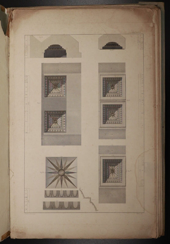 1837 Series Of Examples Of Grecian Ornament Antiquarian Architecture Book Plates