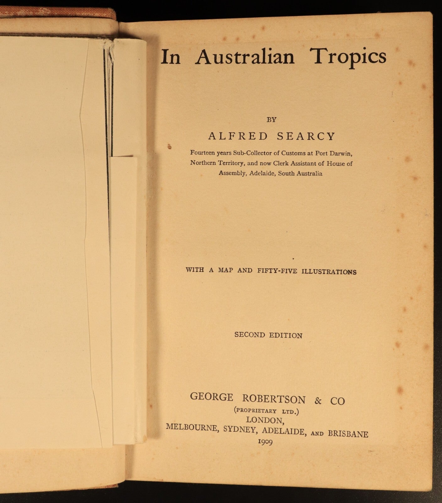 1909 In Australian Tropics by Alfred Searcy Antique Australian History Book