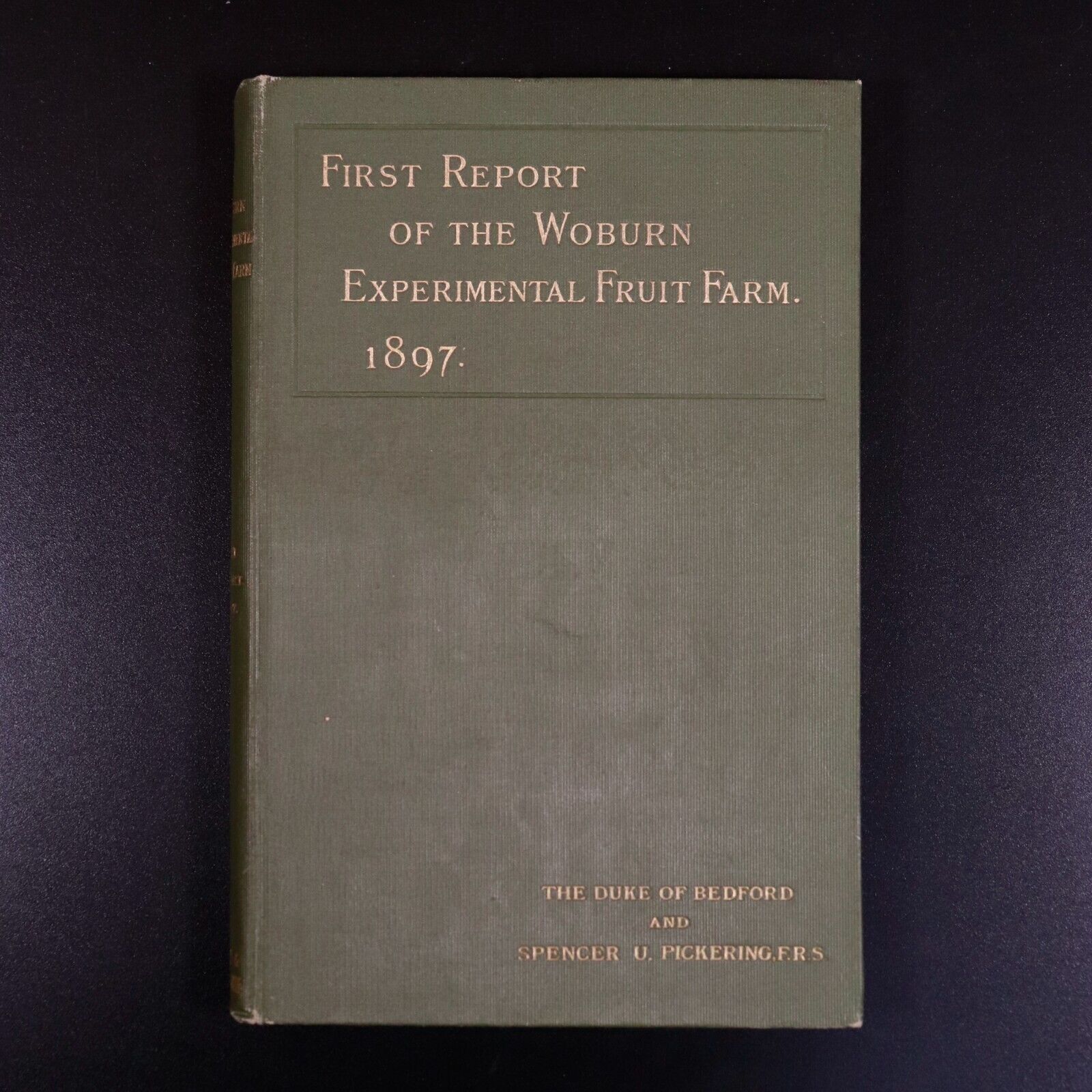 1897 Woburn Experimental Fruit Farm - Antique Natural History & Farming Book