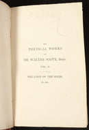 1833 4vol Poetical Works Of Sir Walter Scott Bart. Antiquarian Poetry Books-13