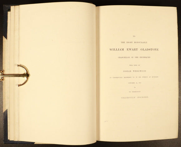 1865 2vol The Life Of Josiah Wedgwood Antiquarian British Book Set Fine Binding