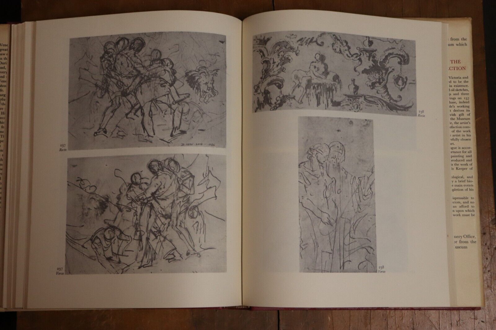 1960 Tiepolo Drawings In The Victoria & Albert Museum Antique British Art Book