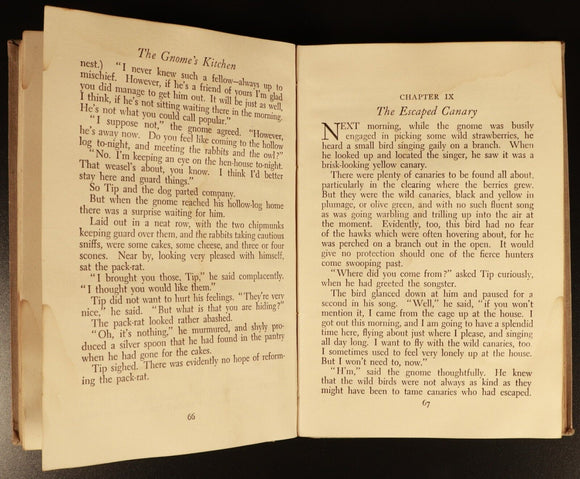 1946 The Gnome's Kitchen Frances Lloyd-Owen Antique Illustrated Childrens Book