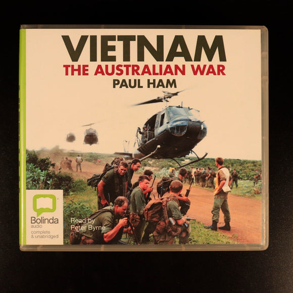 VIETNAM by Paul Ham Australian Military History Book Audio CD Bolinda 25 CD's