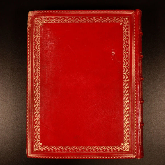 c1874 Maclise's Portrait Gallery Literary Characters Antique Literary Art Book