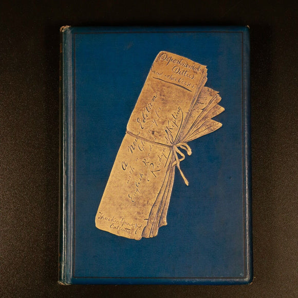 1892 Departmental Ditties & Other Verses by Rudyard Kipling Antique Book 7th Ed.