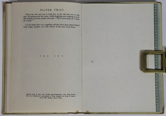 c1948 Charles Dickens' Oliver Twist by R. Thorndike Illustrated Movie Book