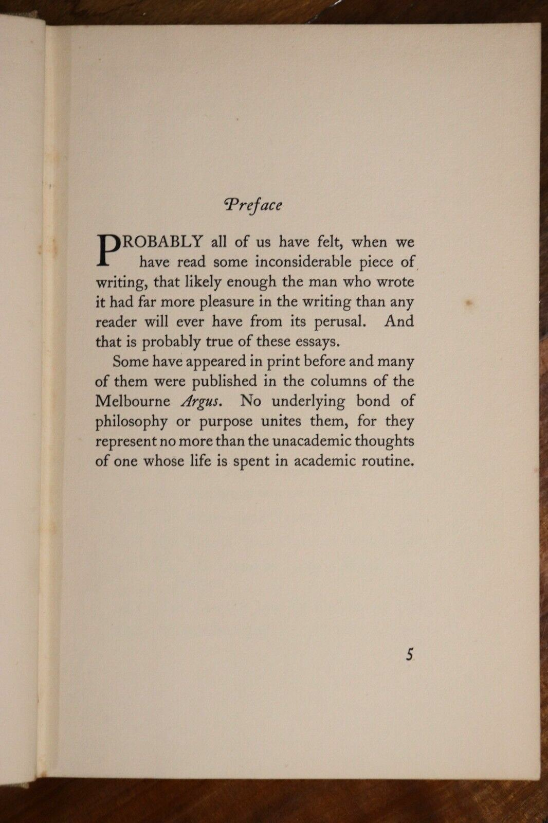 1934 Unscientific Excursions by Frederic Wood Jones Antique Science Book 1st Ed