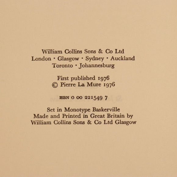 1976 The Private Life Of Mona Lisa by Pierre La Mure Vintage Fiction Book 1st Ed