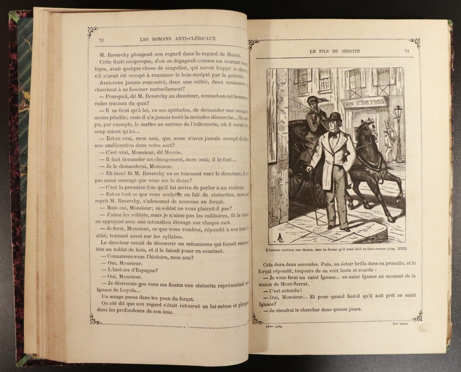 c1879 Le Fils Du Jesuite by Leo Taxil Antiquarian French Theology Book