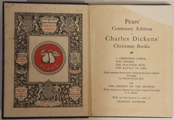 c1912 The Chimes by Charles Dickens Antique British Fiction Literature Book - 0