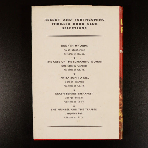 1963 The Long Ride by James McKimmey Vintage Crime Fiction Book 1st Uk Edition