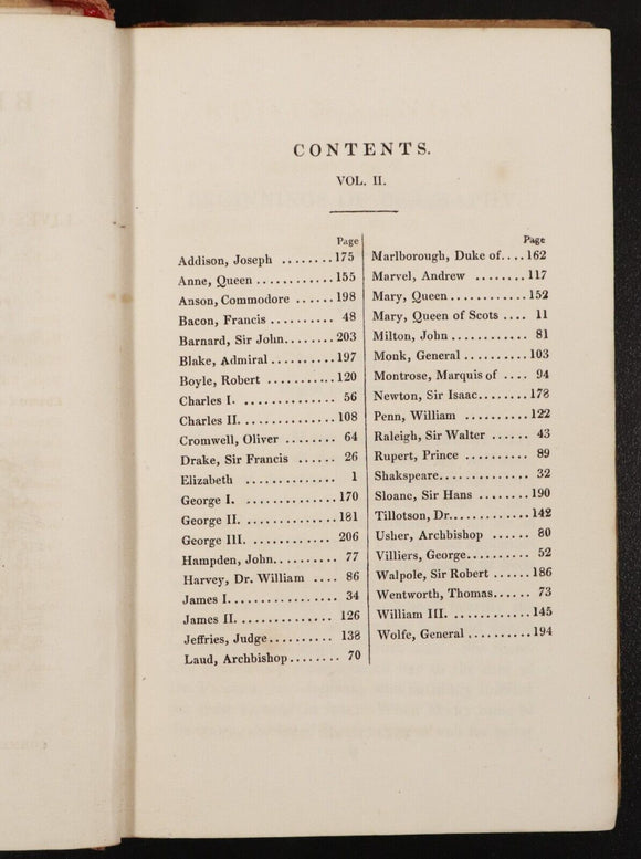 1824 2vol Beginnings Of Biography by I. Taylor Antiquarian British History Books