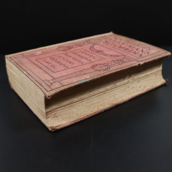 c1910 Routledge's Every Man's Cyclopaedia Antique British Reference Book