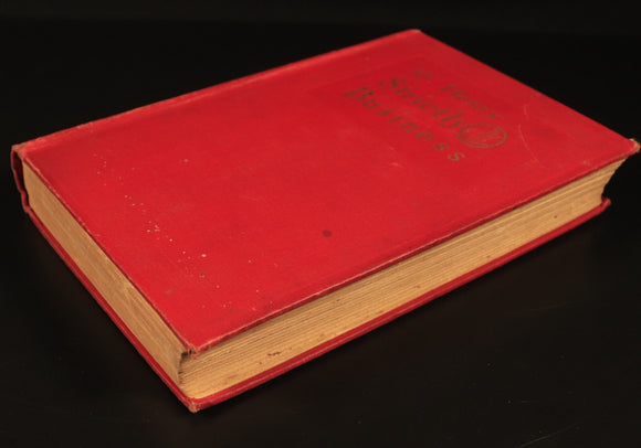 1910 Strictly Business by O. Henry 1st Edition Antique American Fiction Book