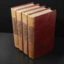 1833 4vol Poetical Works Of Sir Walter Scott Bart. Antiquarian Poetry Books-2
