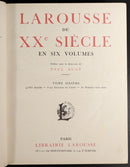 1933 Larousse Du Xxe Siecle Vol.6 by Paul Auge' French Reference Book-2