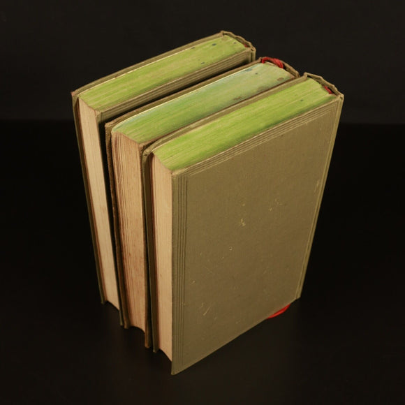 1921 3vol English Prose by W. Peacock Antique British Literature Books Milton