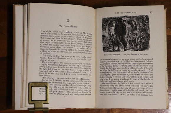 1960 Kidnapped by Robert Louis Stevenson Illustrated Classic Fiction Book