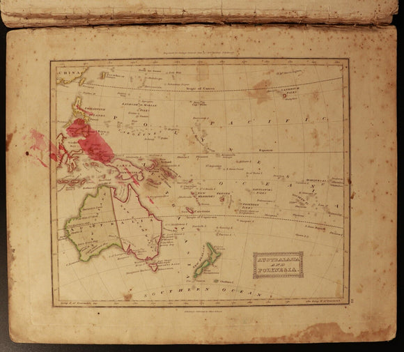 1828 Ewing's New General Atlas Antique Book 27 Maps Oliver & Boyd Edinburgh