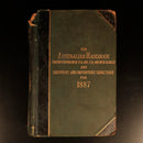 1887 Australian Handbook Directory Business Guide Colonial History Book Maps-1