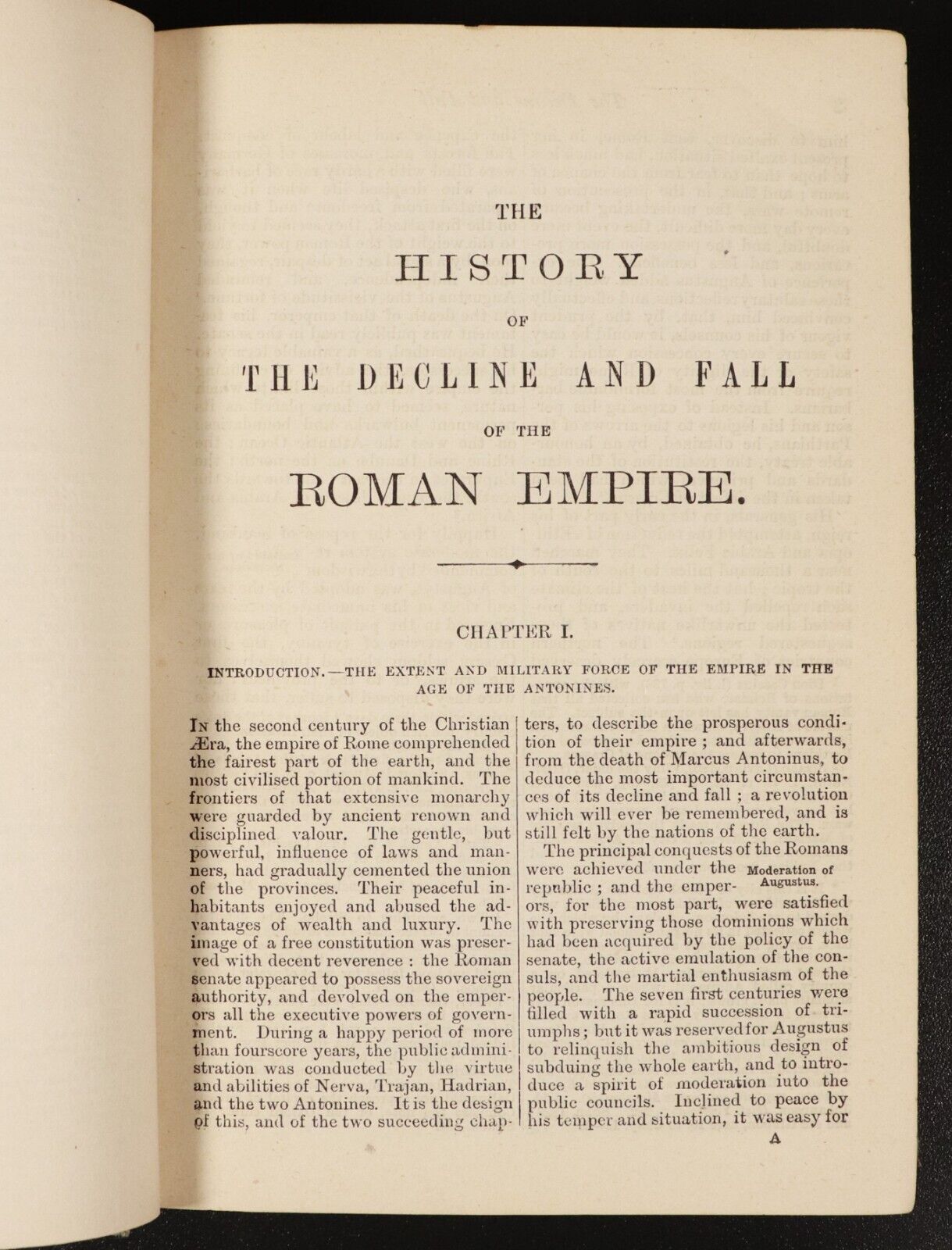 c1890 4vol History Decline & Fall Roman Empire by E. Gibbon Antiquarian Book Set