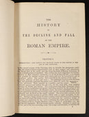 c1890 4vol History Decline & Fall Roman Empire by E. Gibbon Antiquarian Book Set-5