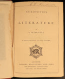 c1879 Curiosities Of Literature Isaac D'Israeli Antiquarian British History Book-7