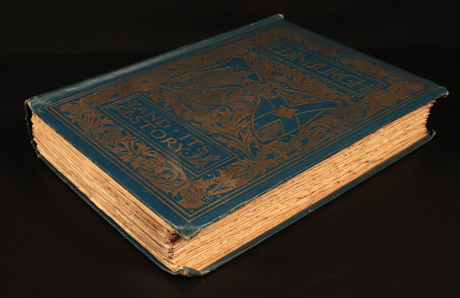 1904 Edinburgh & Its Story by Oliphant Smeaton Antique Scottish History Book