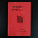 c1930 The Warwick Shakespeare: Antony & Cleopatra Antique Literature Book-7