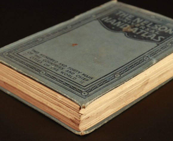c1914 Nelson Universal Hand Atlas 240 Maps Antique Atlas Book With Index