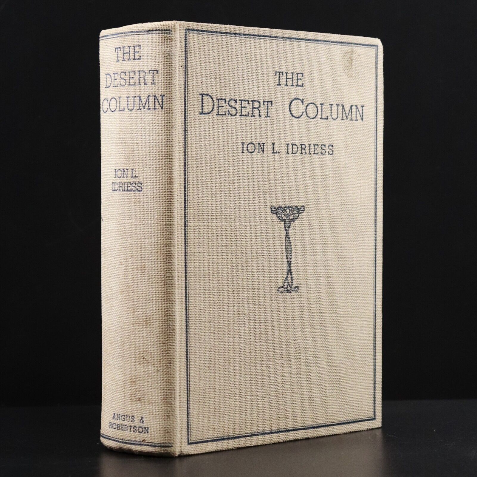 1936 The Desert Column by Ion L. Idriess Antique WW1 Anzac Military Book