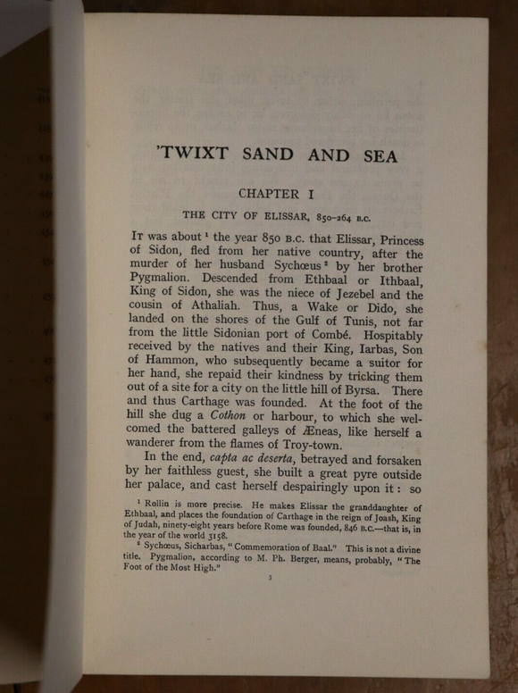 c1900 African Shores Of The Mediterranean Twixt Sand & Sea Antique Book