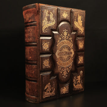 1877 Complete Works Of John Bunyan Antique Illustrated Christian Literature Book