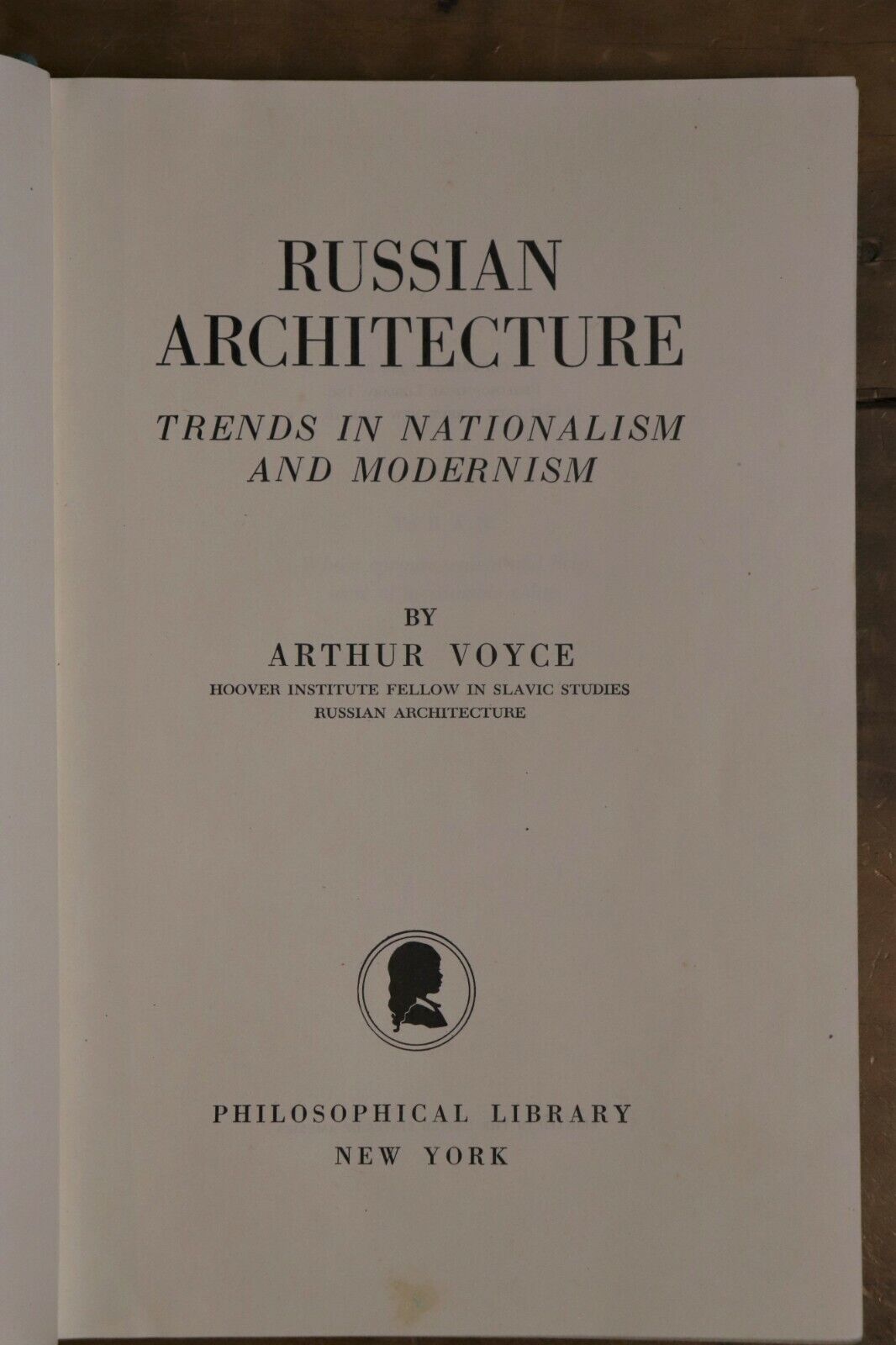 1948 Russian Architecture: Trends in Nationalism Arthur Voyce Reference Book - 0