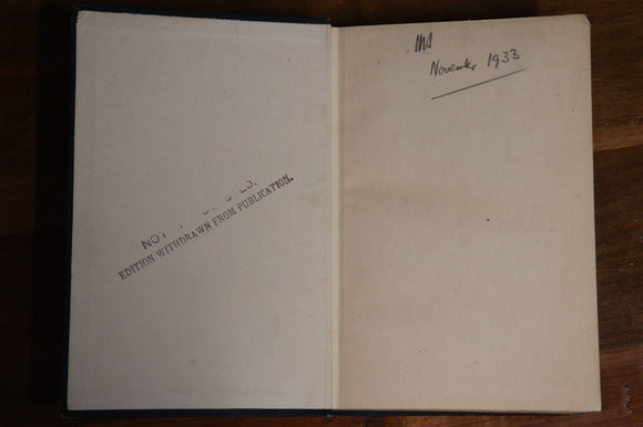 1933 Economic Society by Victor Cohen Antique British History Economics Book