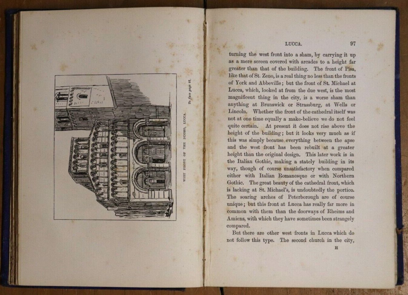 1876 Historical & Architectural Sketches by EA Freeman 1st Edition Antique Book