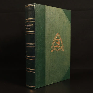 The New Testament by James Moffat c1932 Antique Illustrated Bible Leather Bind